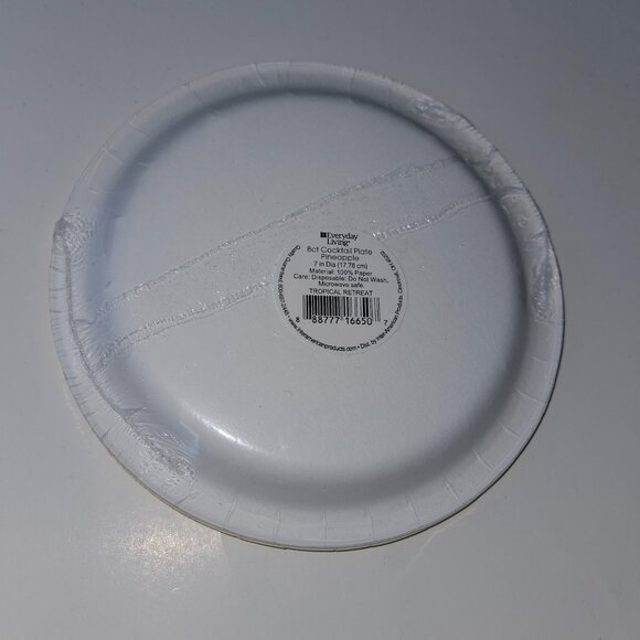 NEW 3 Pkgs Summer Paper Plates Lot Pineapple Popsicles Stars 4th July Picnic - Picture 9 of 11